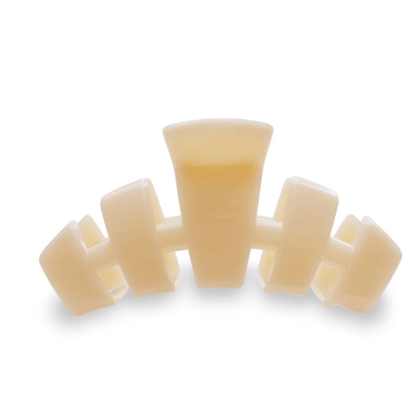 Teleties: Classic Medium Hair Clip, Almond Beige