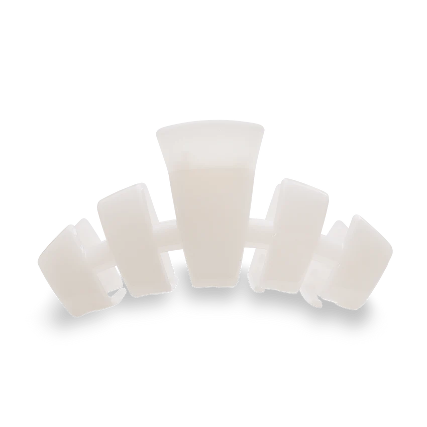 Teleties: Large Hair Clip, Coconut White