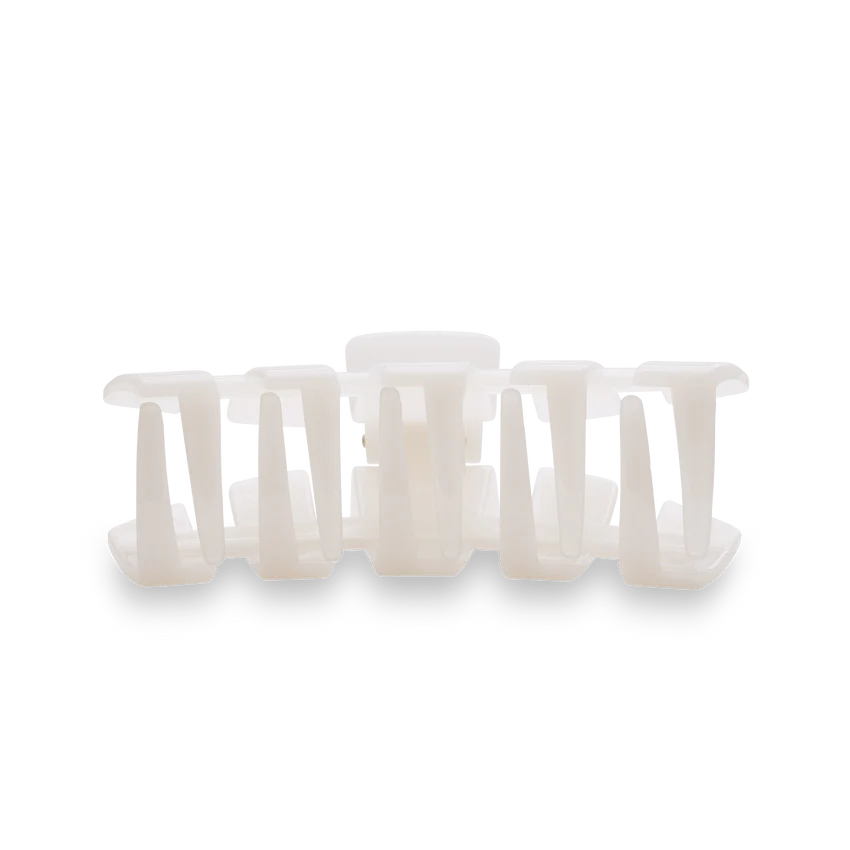 Teleties: Large Hair Clip, Coconut White