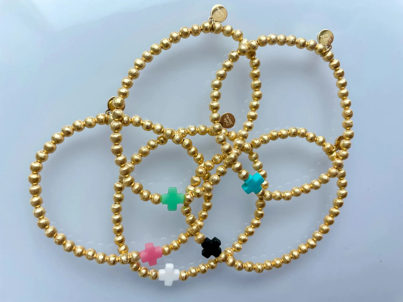 Cola Stacks: Color Cross Bracelet