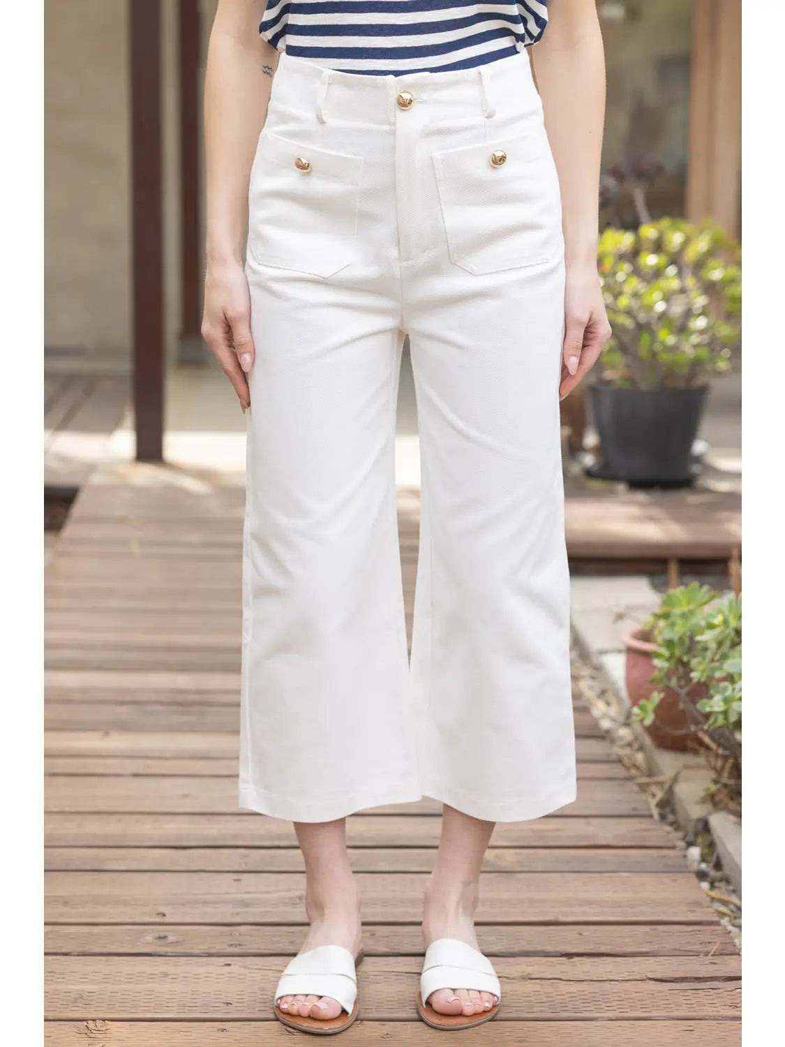 Candace White Pants