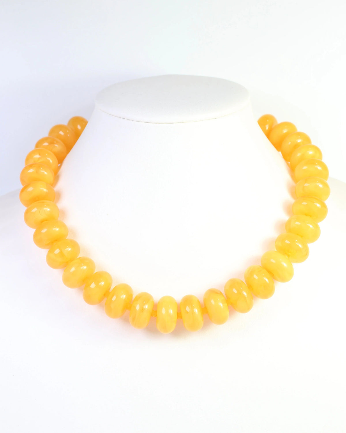 Caroline Hill: Davis Beaded Necklace Mustard