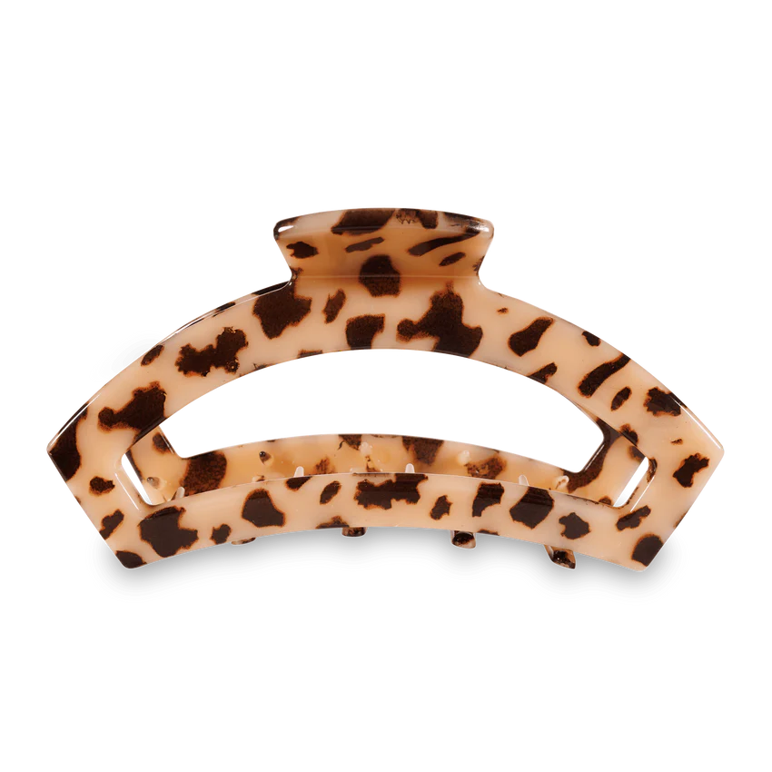 Teleties: Open Large Clip, Blonde Tortoise