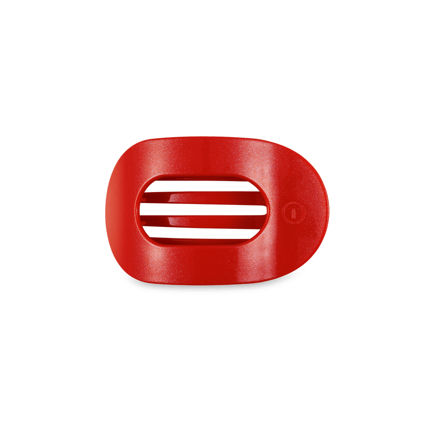 Teleties: Round Flat Small Hair Clip, Red