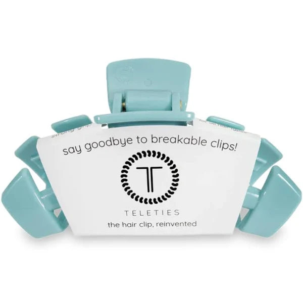 Teleties: Large Hair Clip, Baby Blue