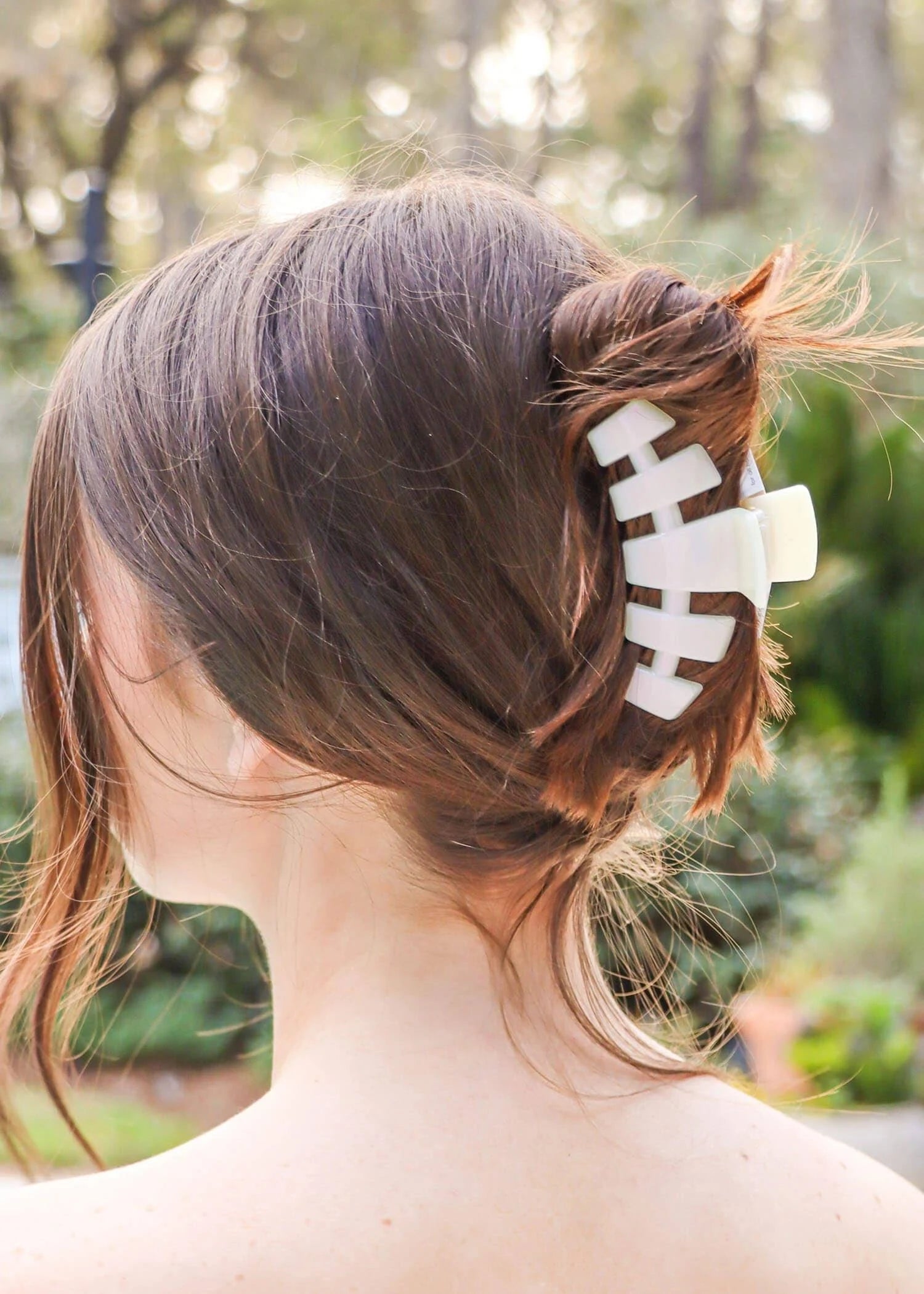 Teleties: Medium Hair Clip, Peppermint
