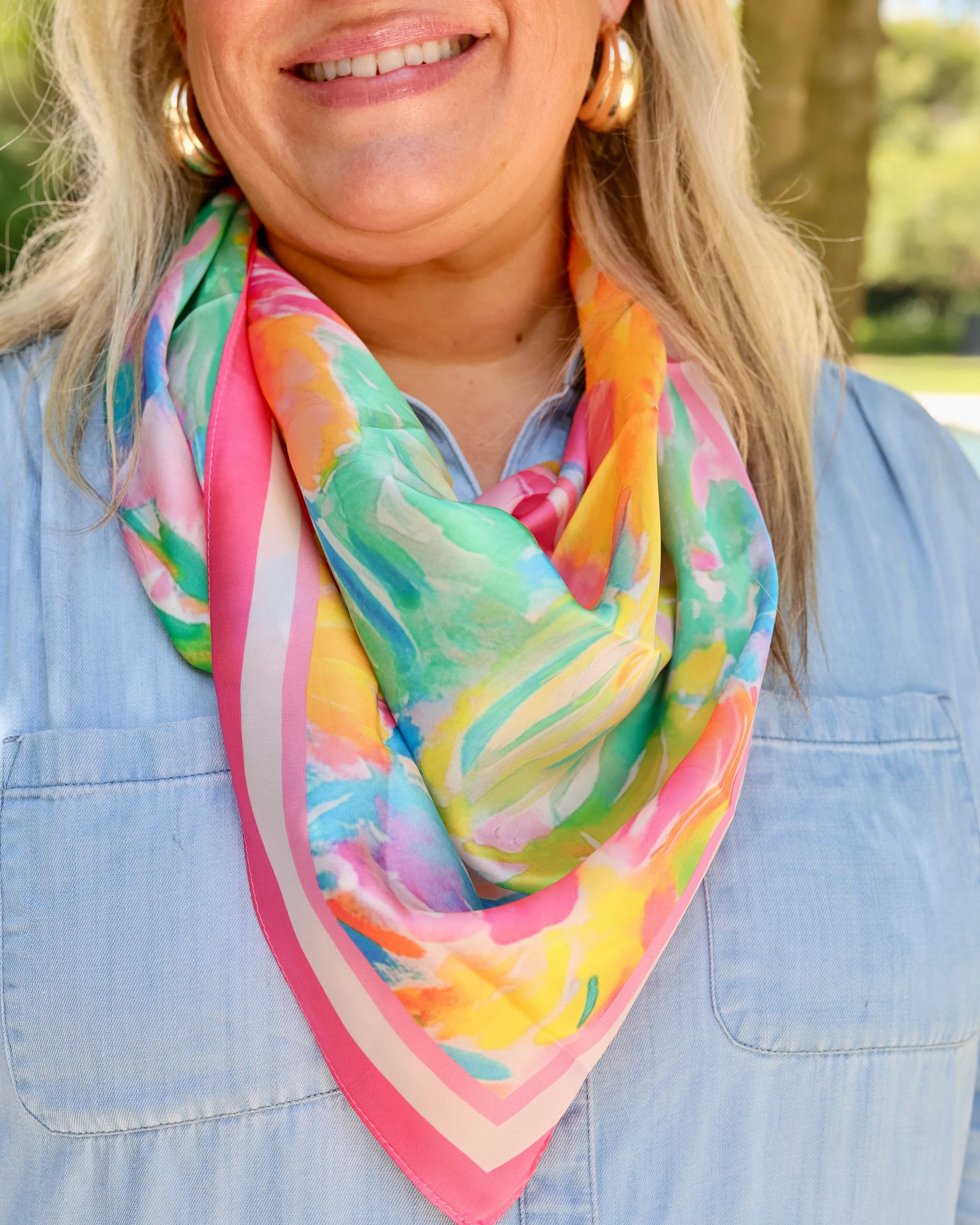 Caroline Hill: Wendy Watercolor Scarf