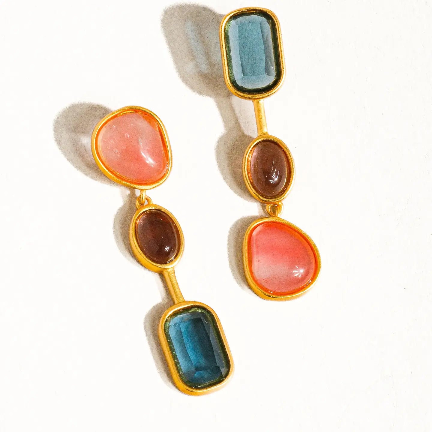 Flanerie: Delia Gold Vintage Drop Earring