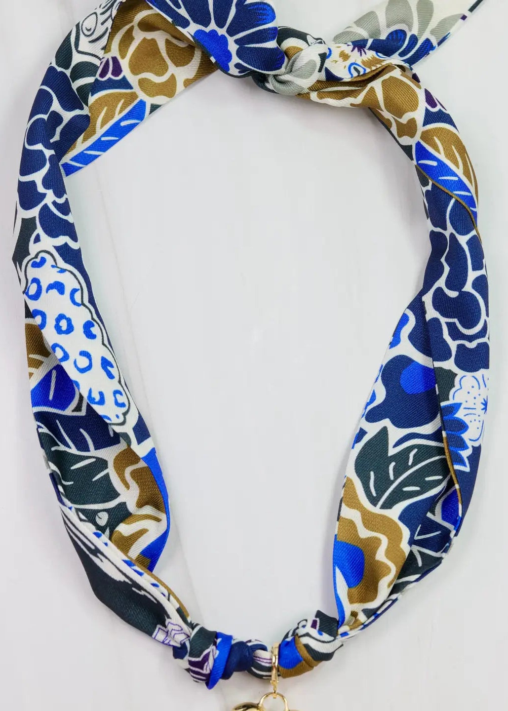 Caroline Hill: Lillie Scarf Charm Necklace