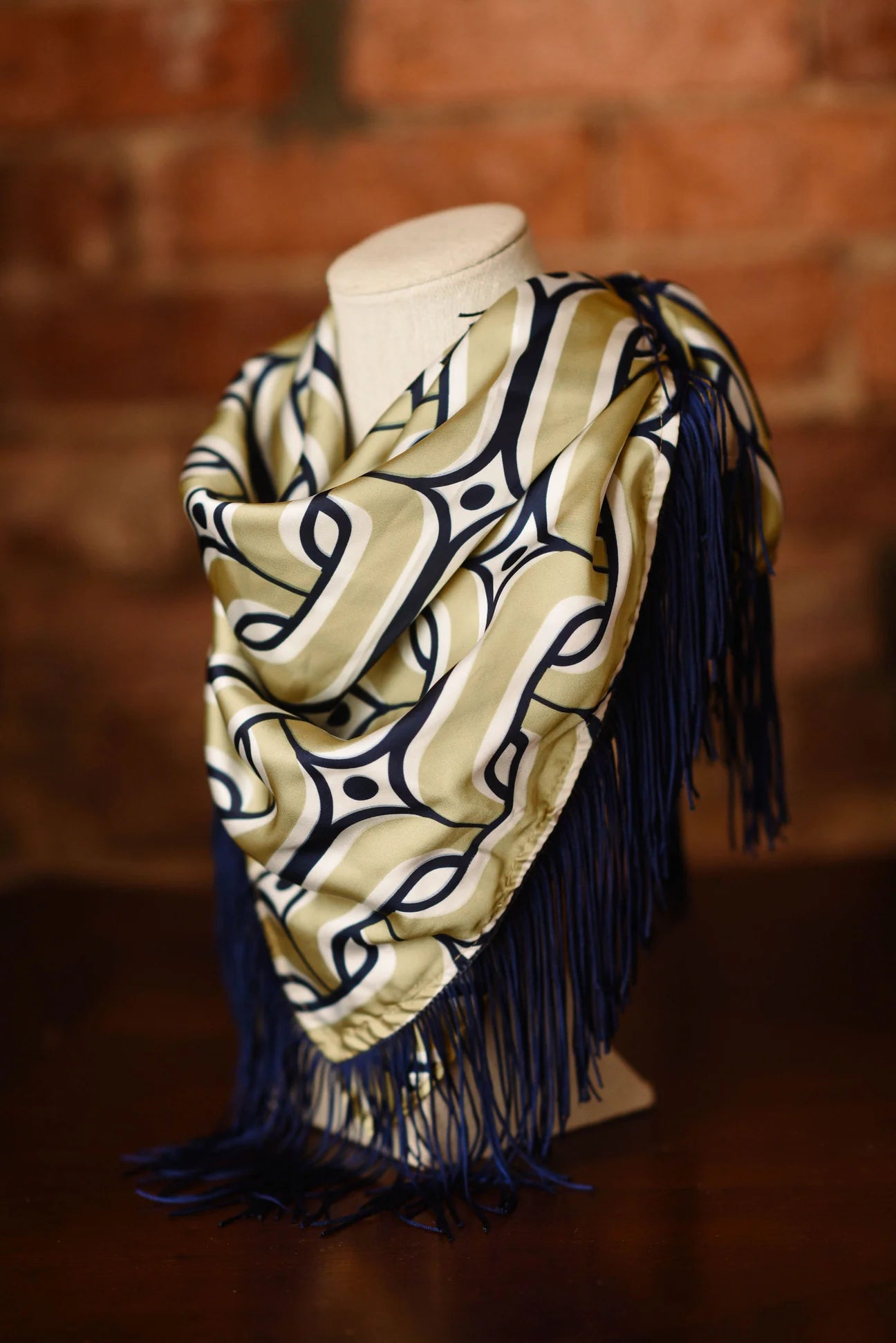 Tatum James: Game Day Fringe Scarf