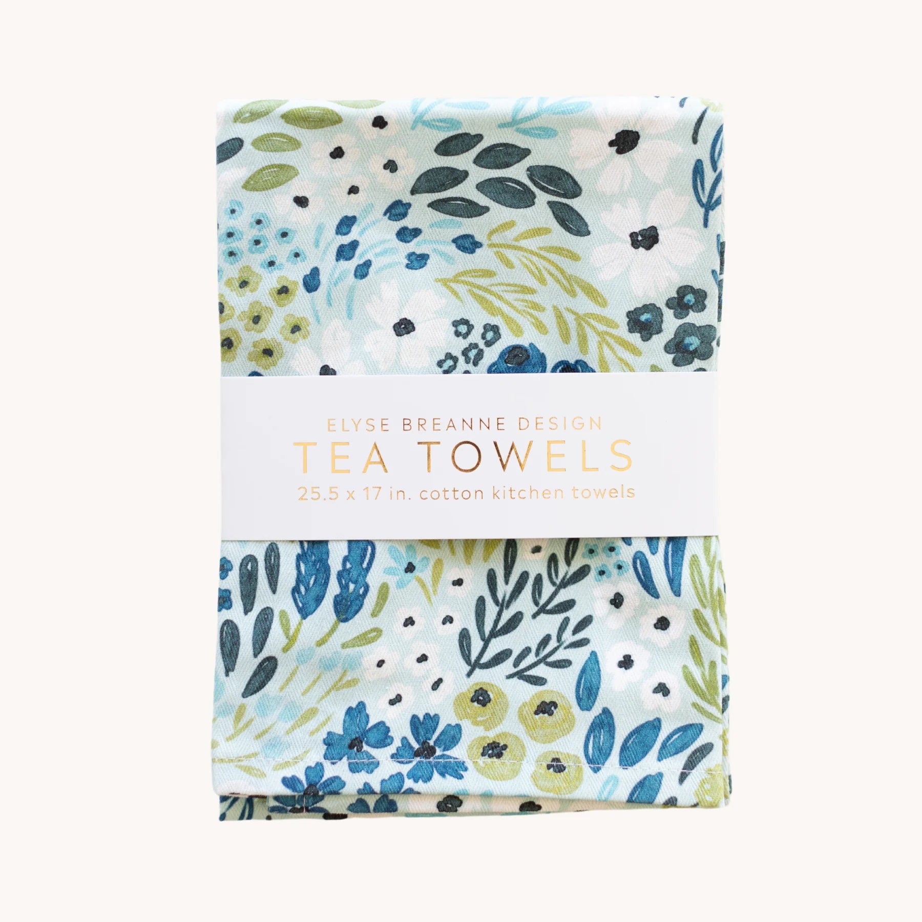 Set of Two Tea Towels, Waterfall
