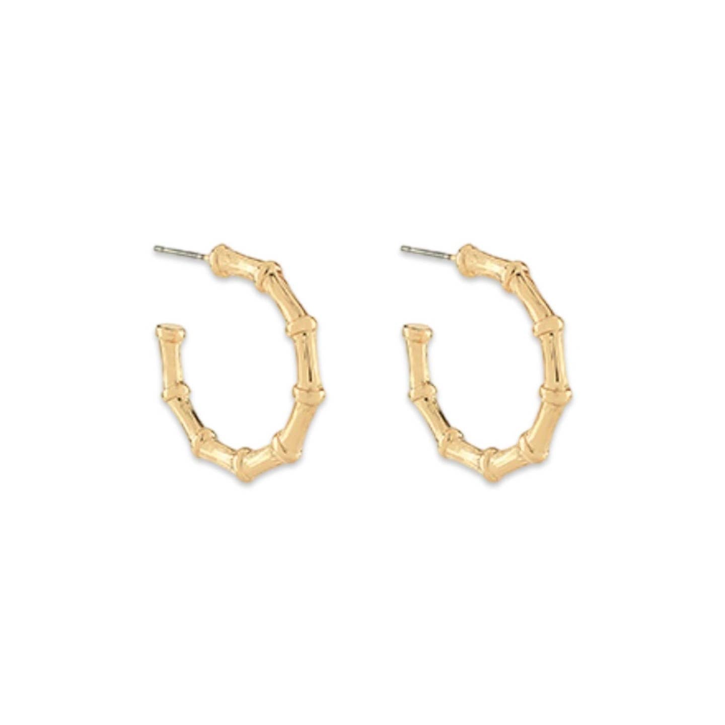 Pierce + Hide: Gold Bamboo Hoop