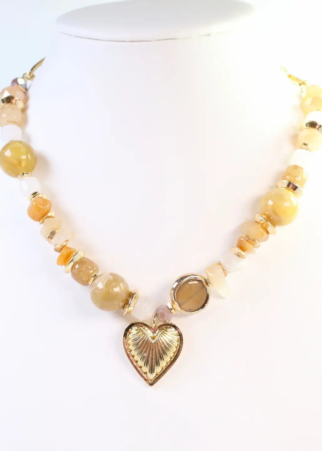 Caroline Hill: Sarasota Topaz Stone Charm Necklace