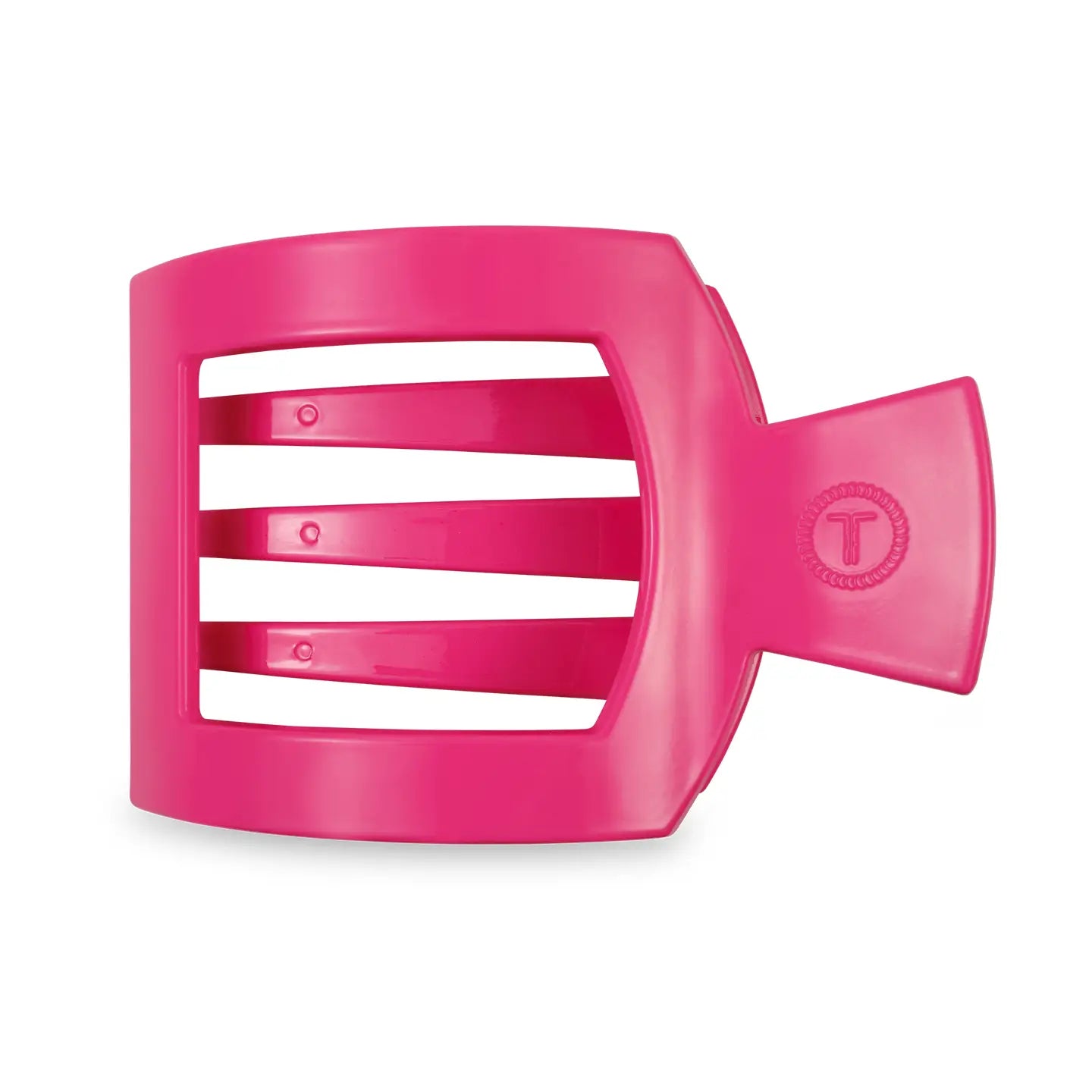 Teleties: Square Flat Medium Hair Clip, Tropical Punch