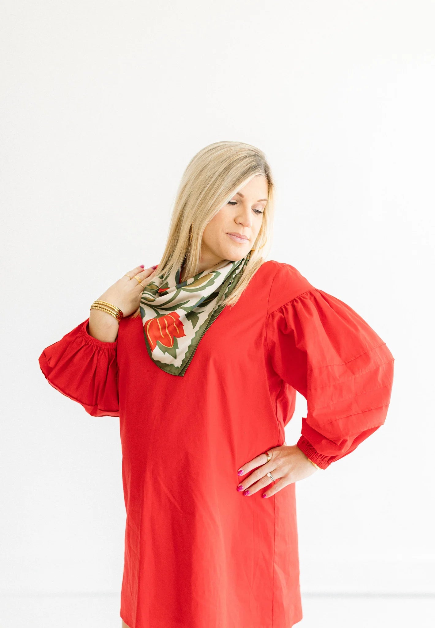 Tatum James: Remi Dress - Red