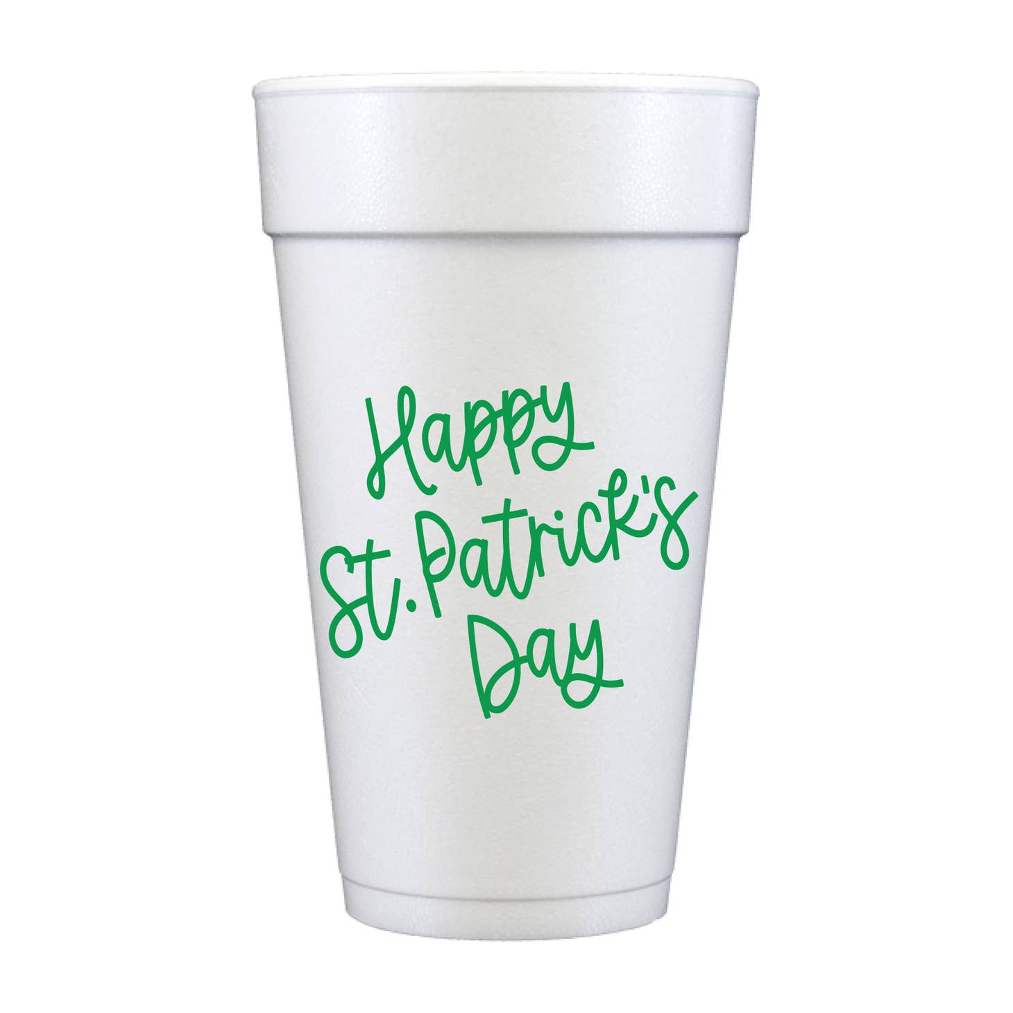 Happy St. Patrick's Day Foam Cups