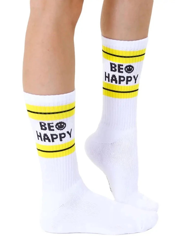 Be Happy Classic Crew Socks