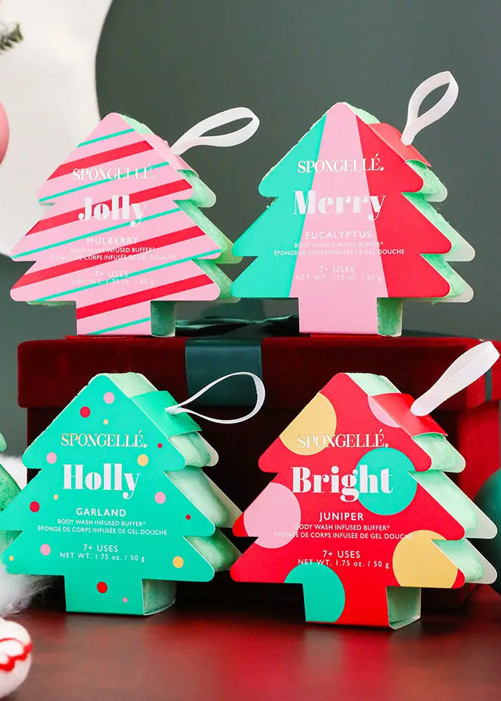 Spongelle: Holiday Tree Buffer