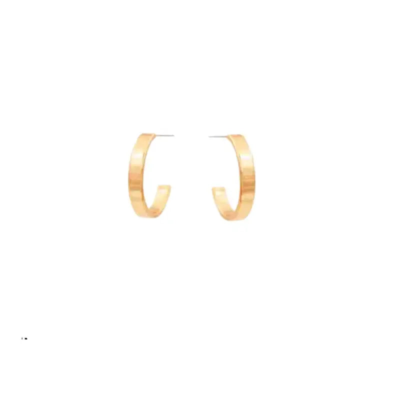 Pierce + Hide: Large Gold Earrings