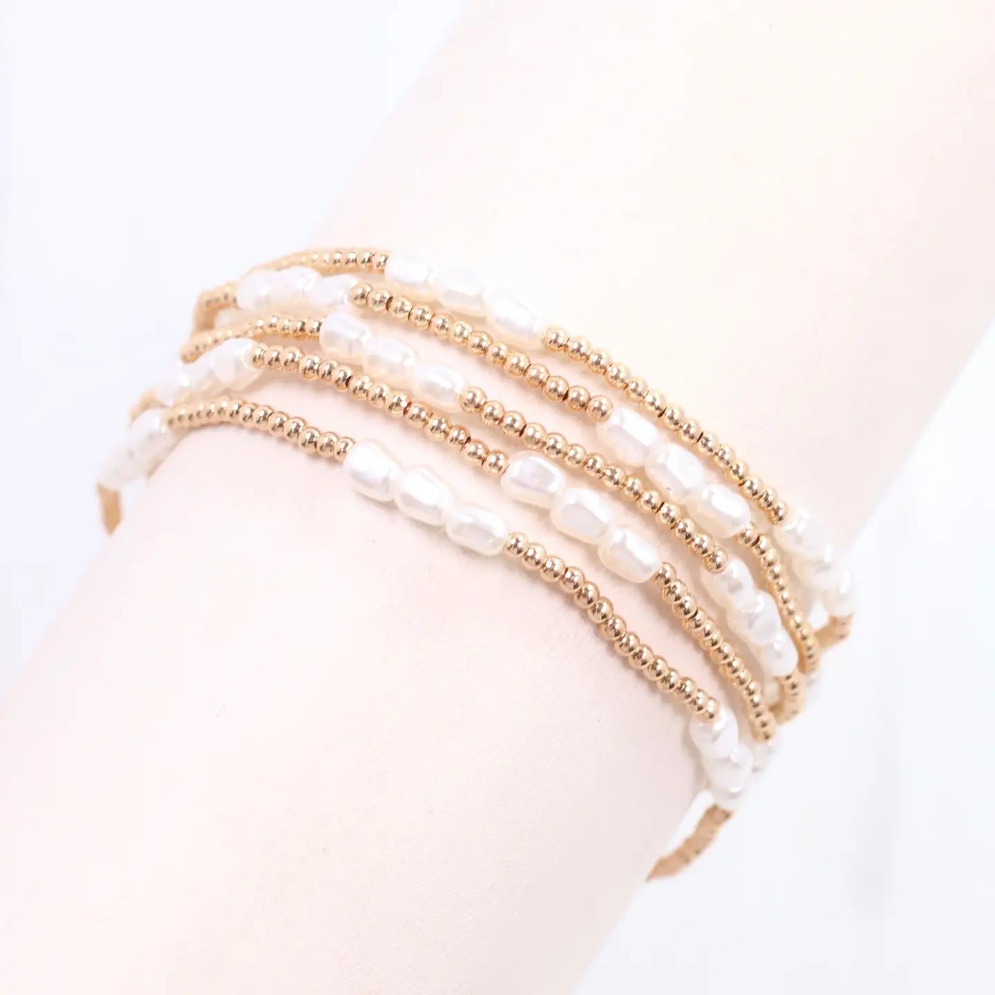 Caroline Hill: Annette Pearl Bracelet Set