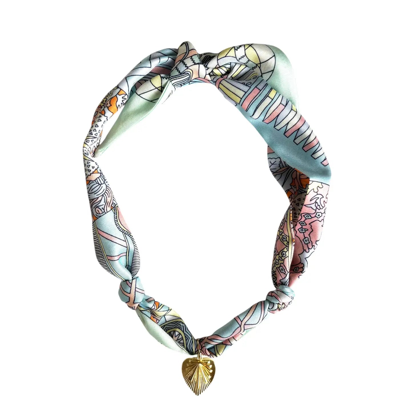 Nora James: Seaglass Scarf Necklace