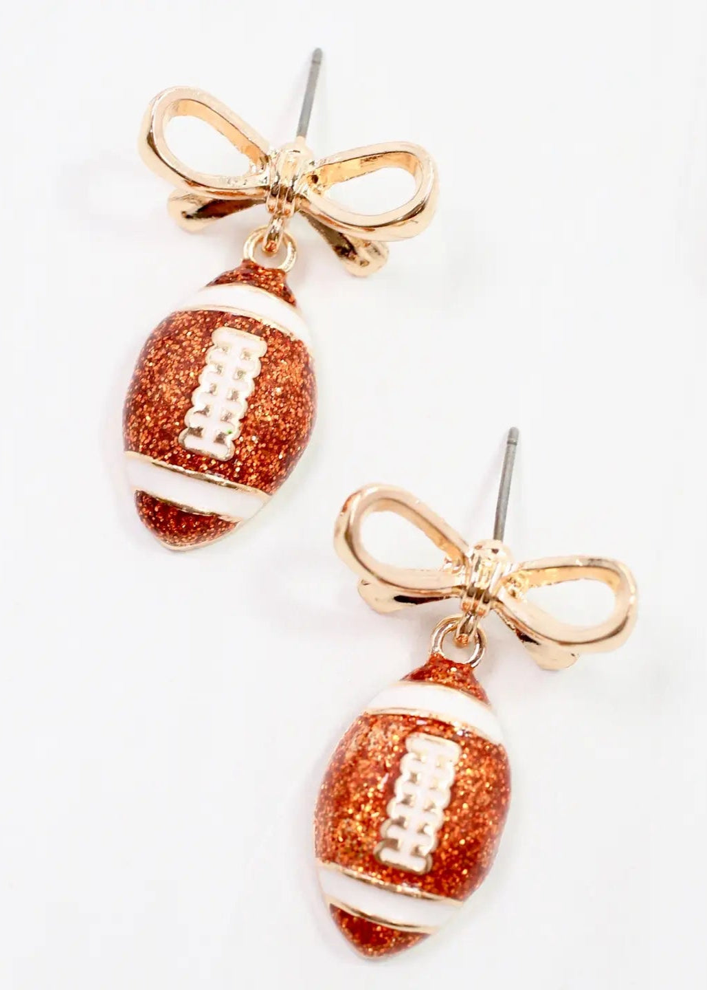 Caroline Hill: Bow Football Earrings