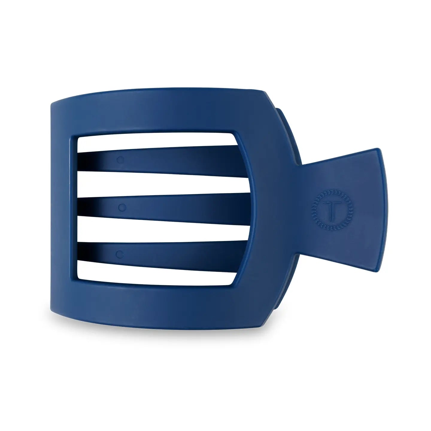 Teleties: Square Flat Medium Hair Clip, Midnight Rain
