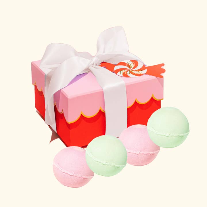 Musee Bath Balms: Christmas Scalloped Set