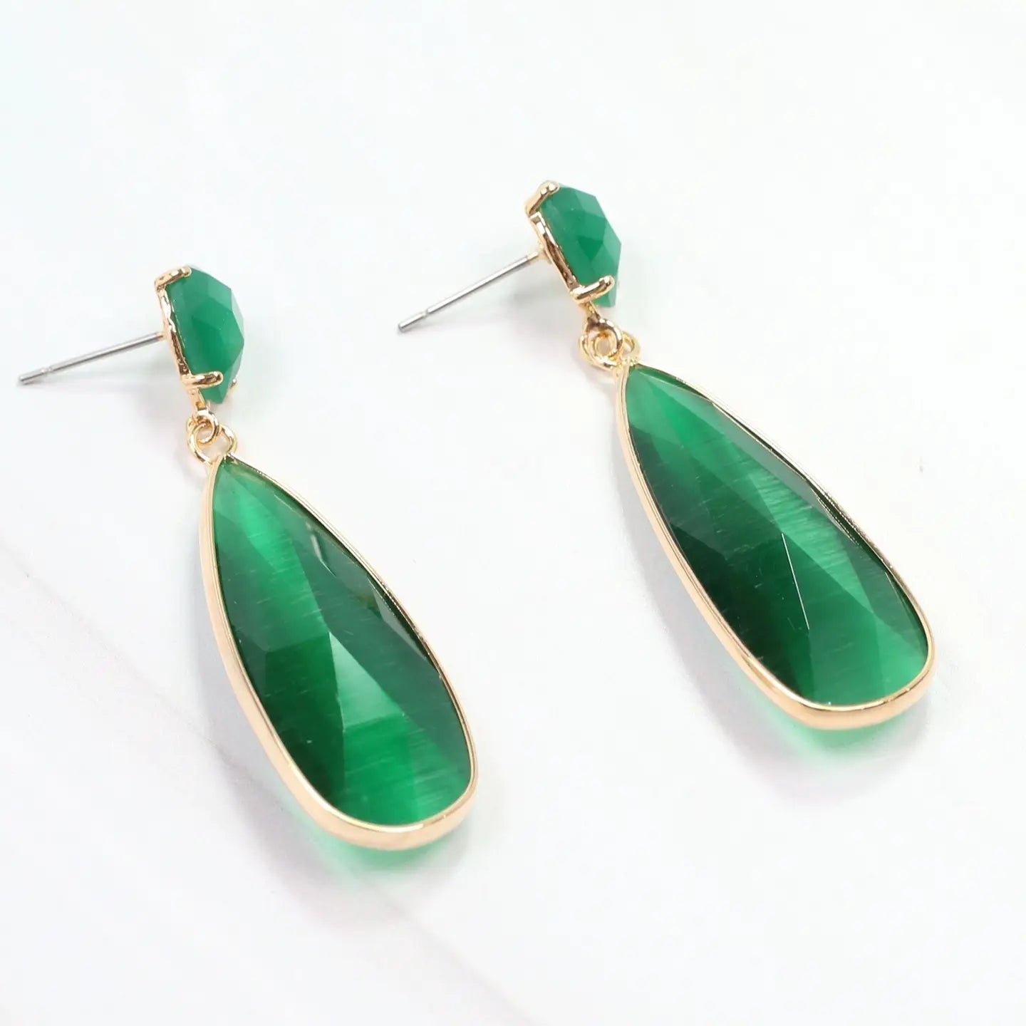 Caroline Hill: Jonsey Green Earrings