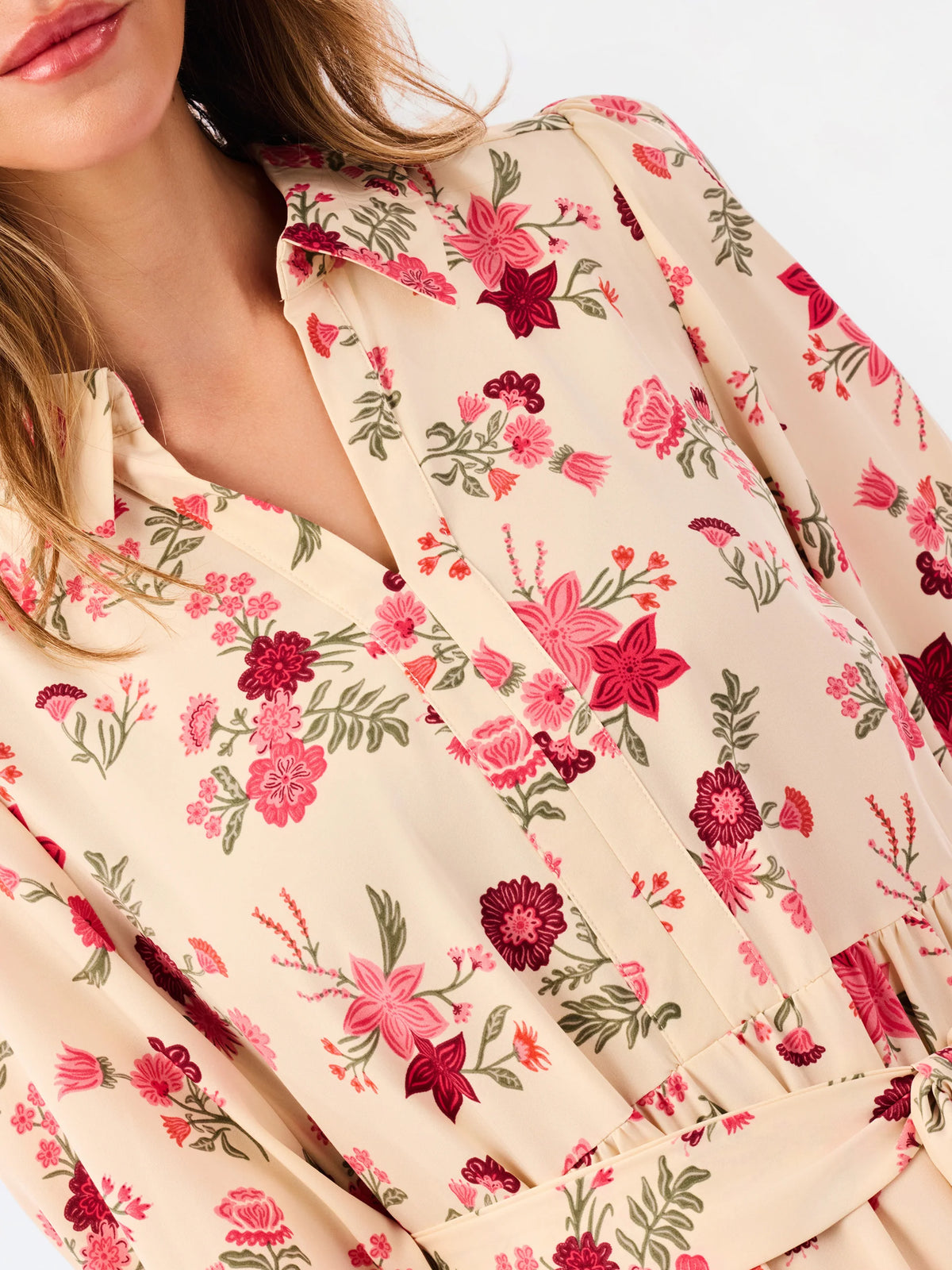 Eleanor Pink Floral Dress