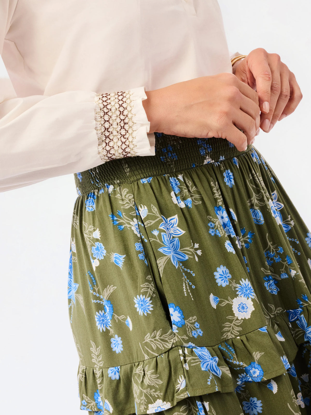 Valentina Olive Skirt