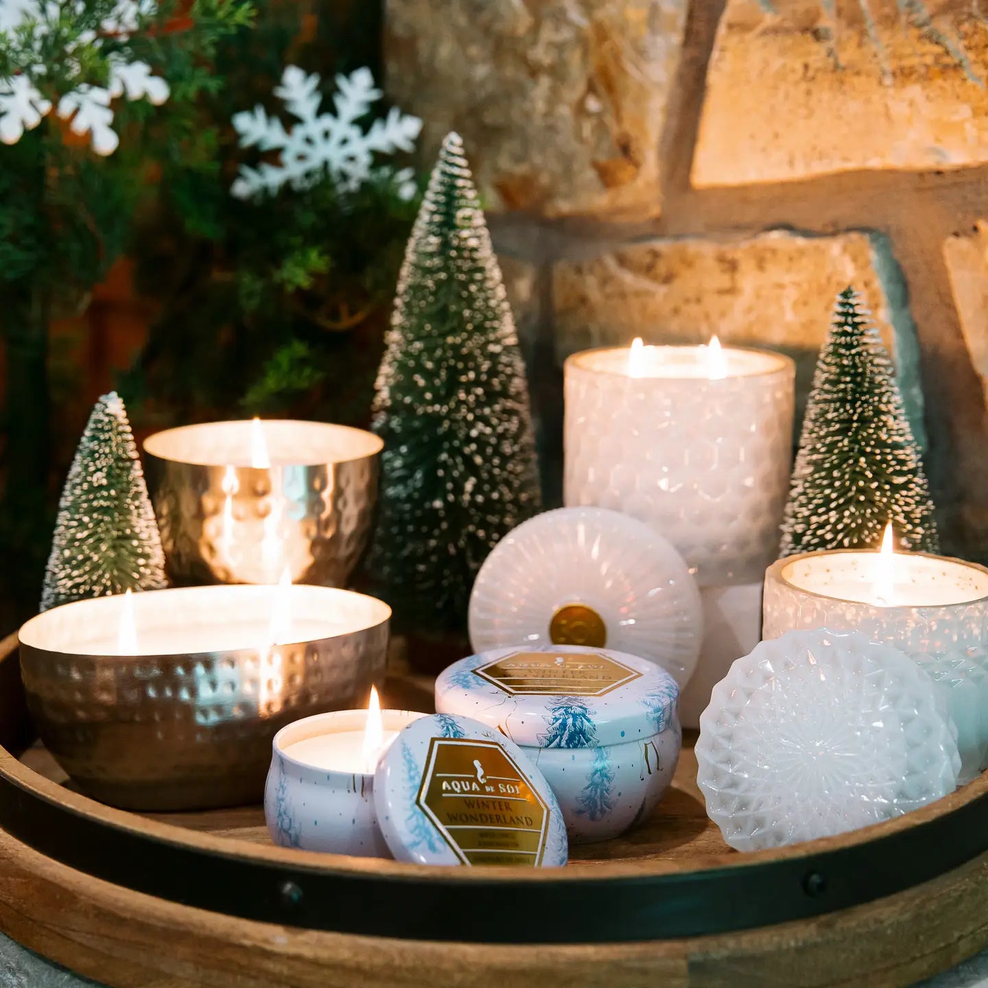 Winter Wonderland 8oz Petite Shimmer Candle