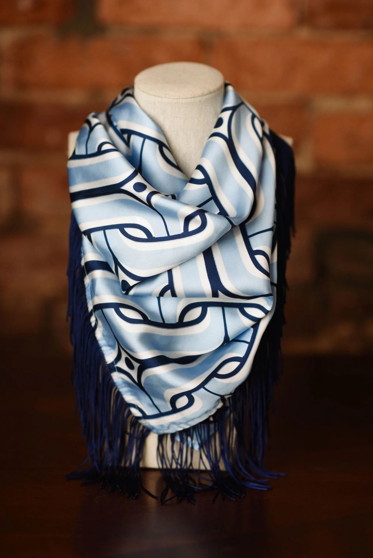Tatum James: Game Day Fringe Scarf
