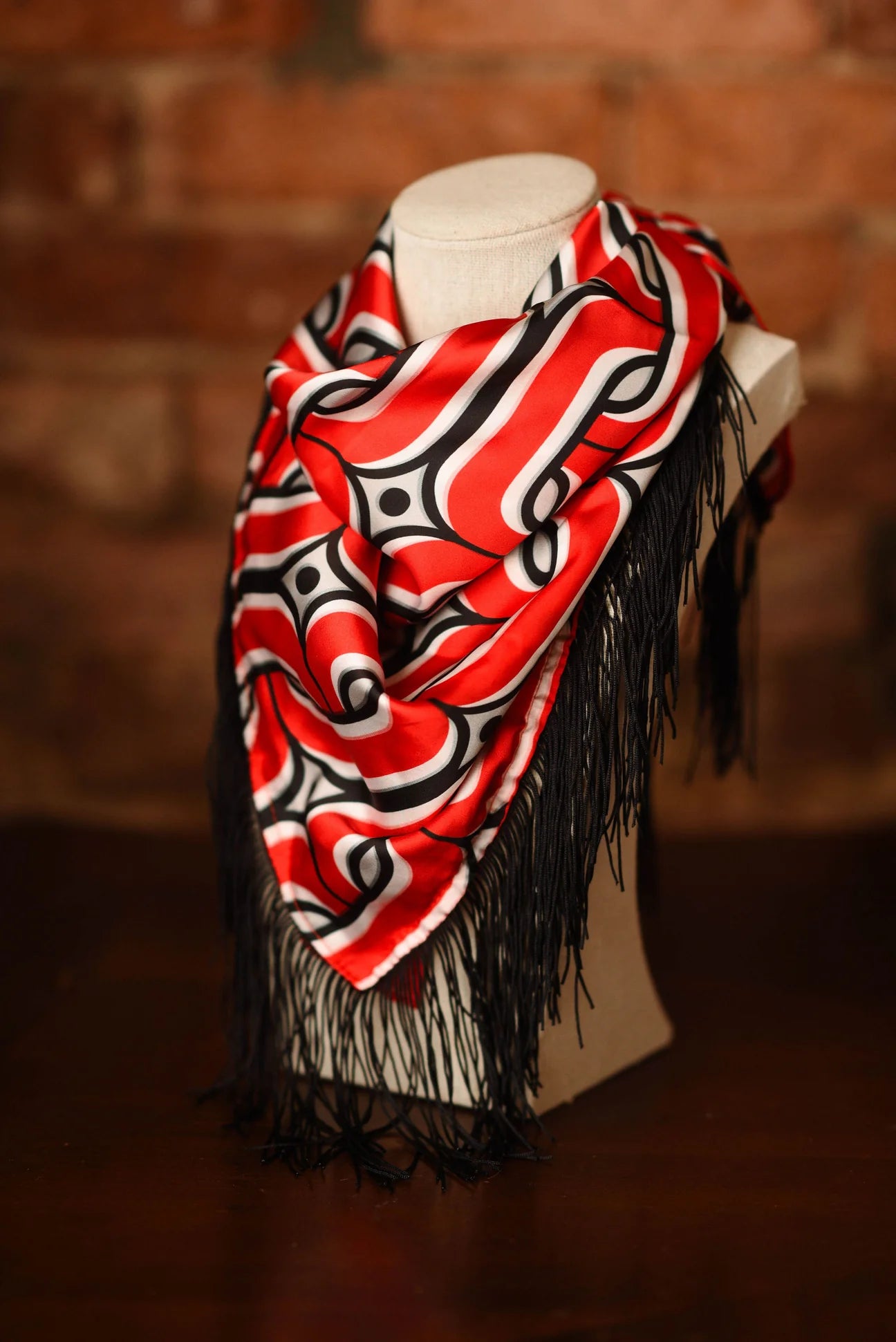 Tatum James: Game Day Fringe Scarf