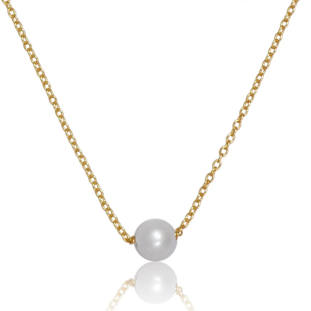 Tatum James Designs: Round Pearl Necklace