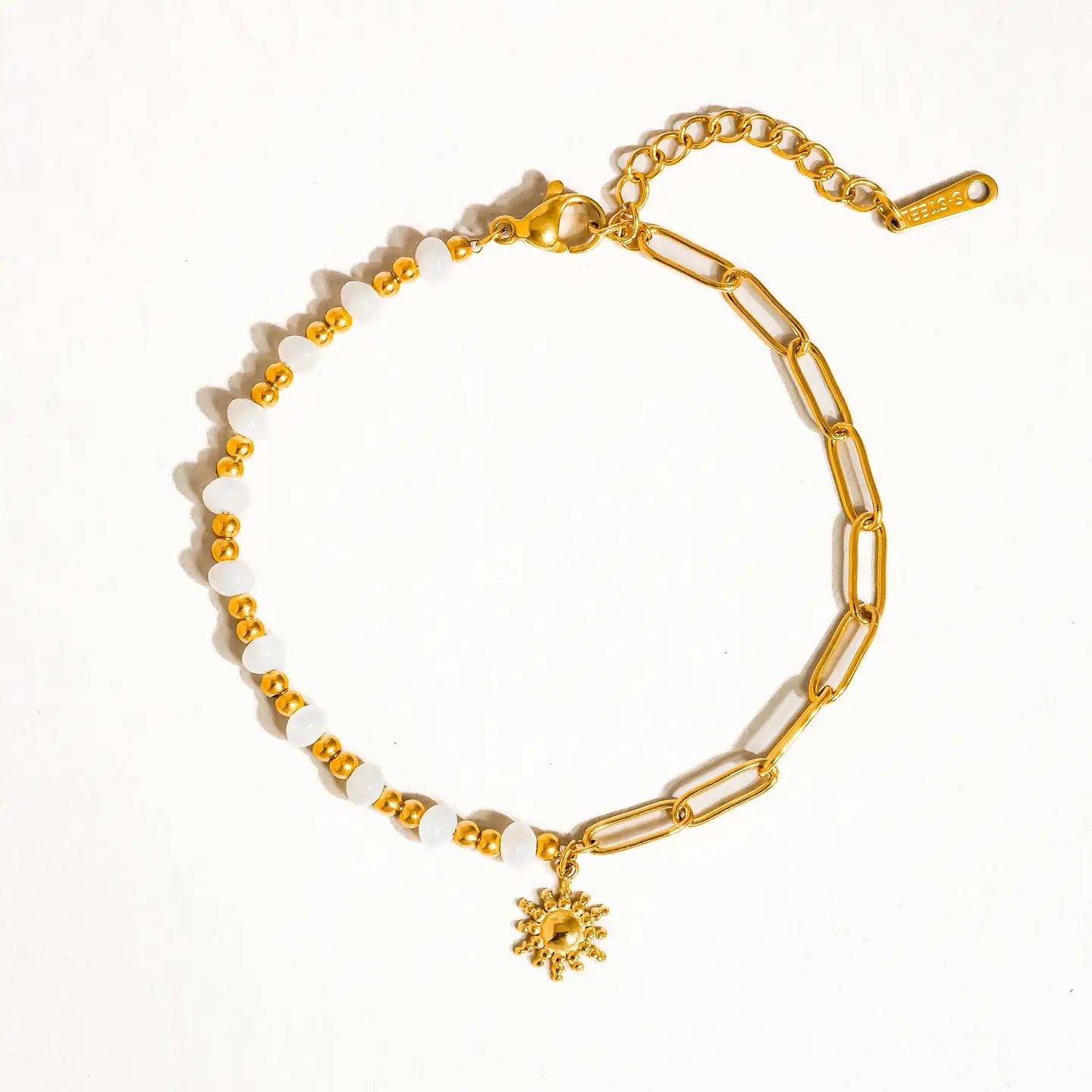 Flanerie: Sapin Sun and Pearl Chain Bracelet