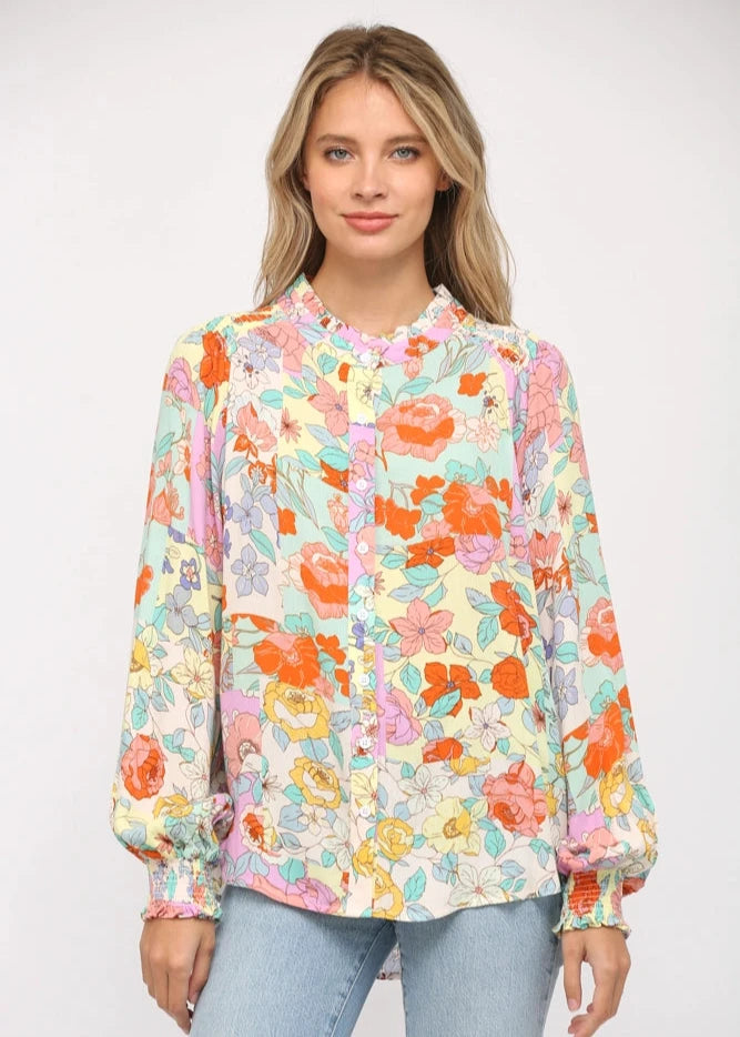 Patty Printed Blouse