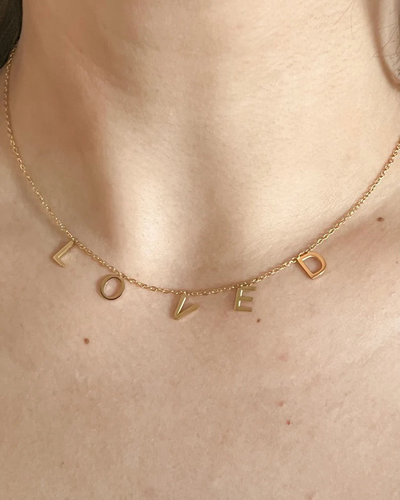 Beljoy: LOVED Charm Necklace