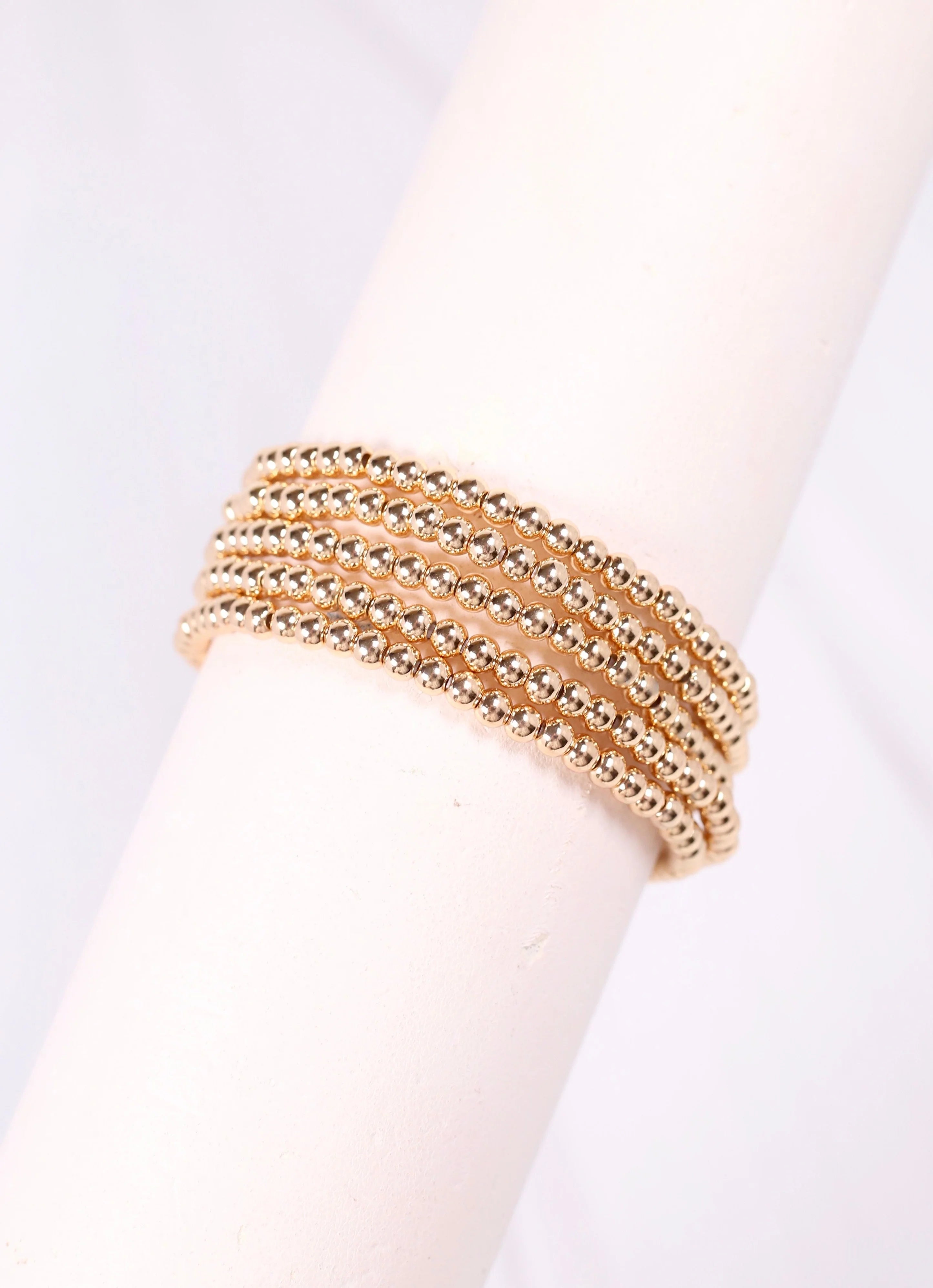 Caroline Hill: Kendale Bracelet Set Gold