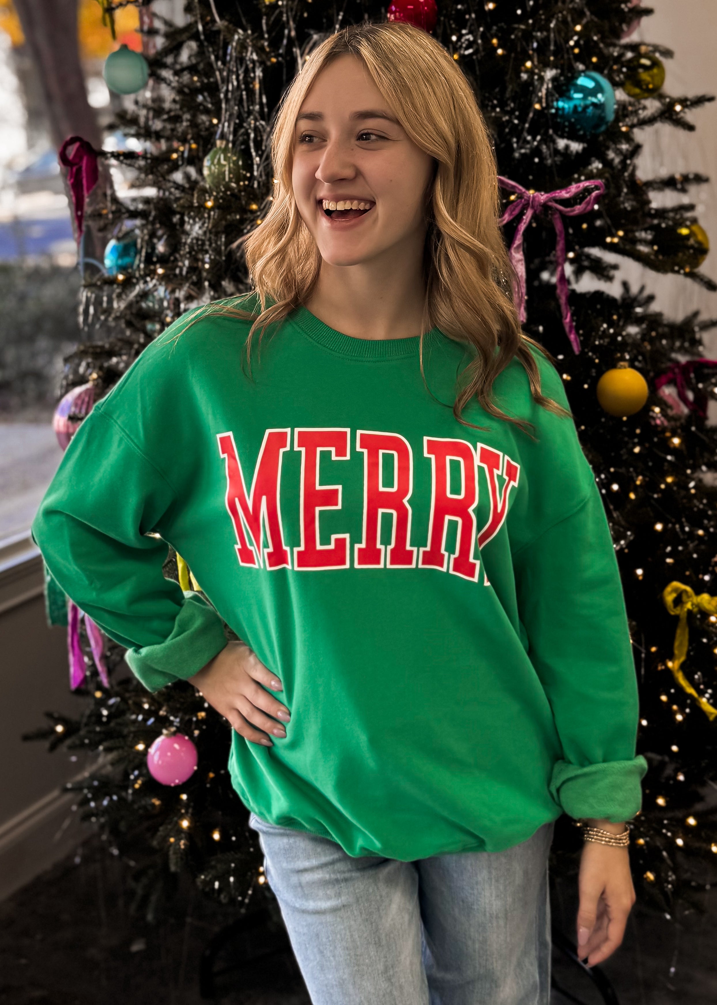 Merry Green Sweatshirt
