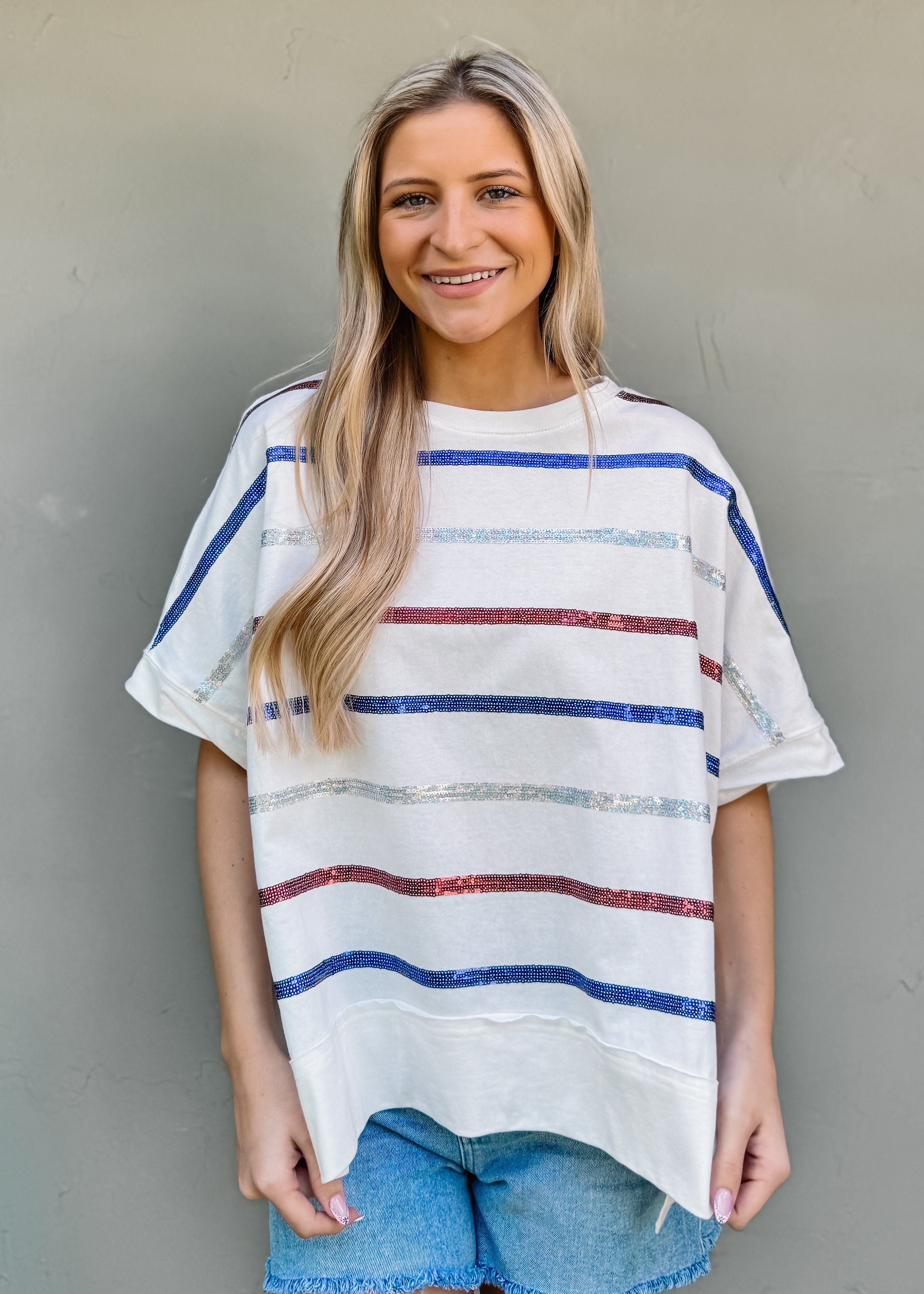 Fireworks Tunic with Sequins