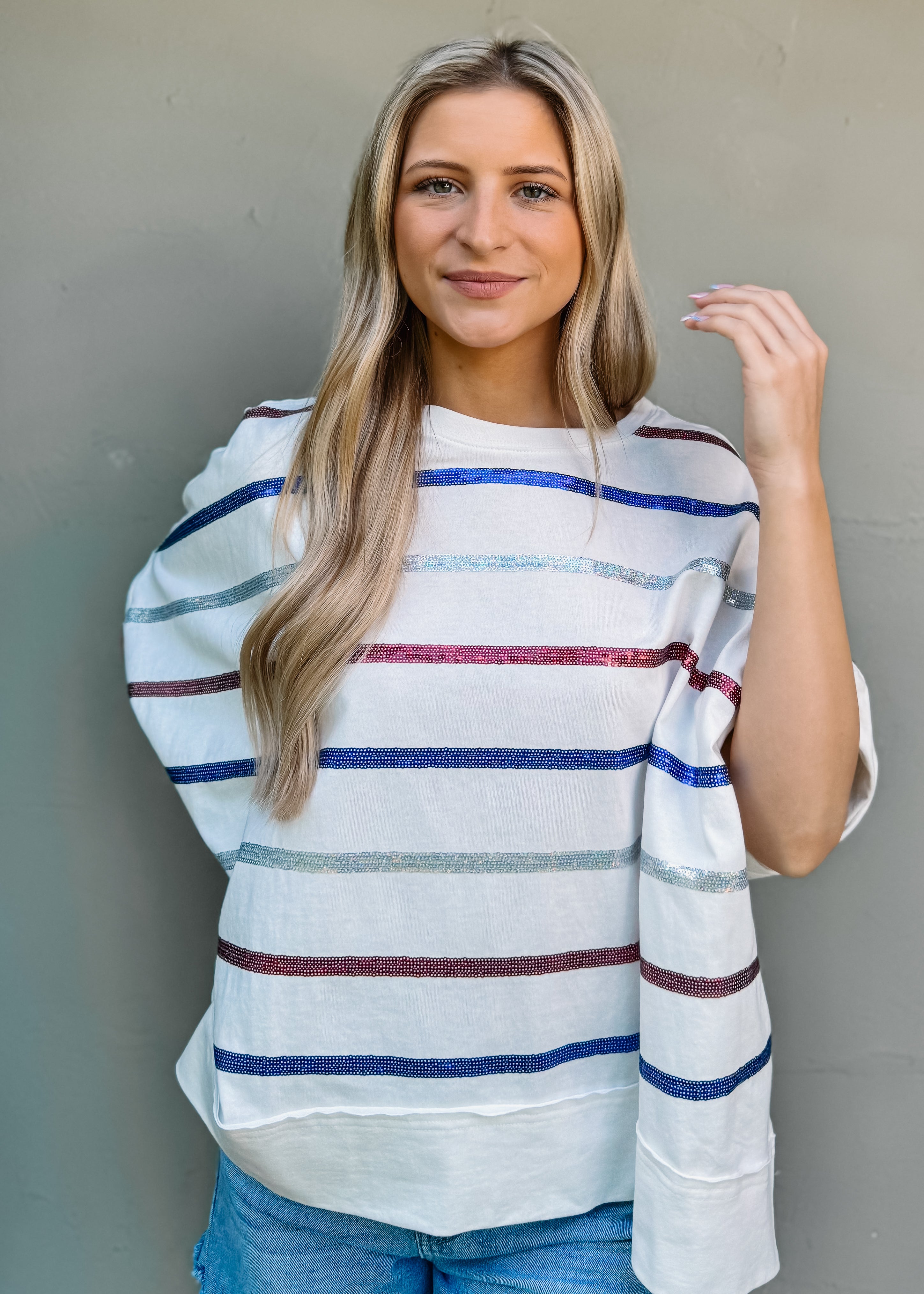 Fireworks Tunic with Sequins