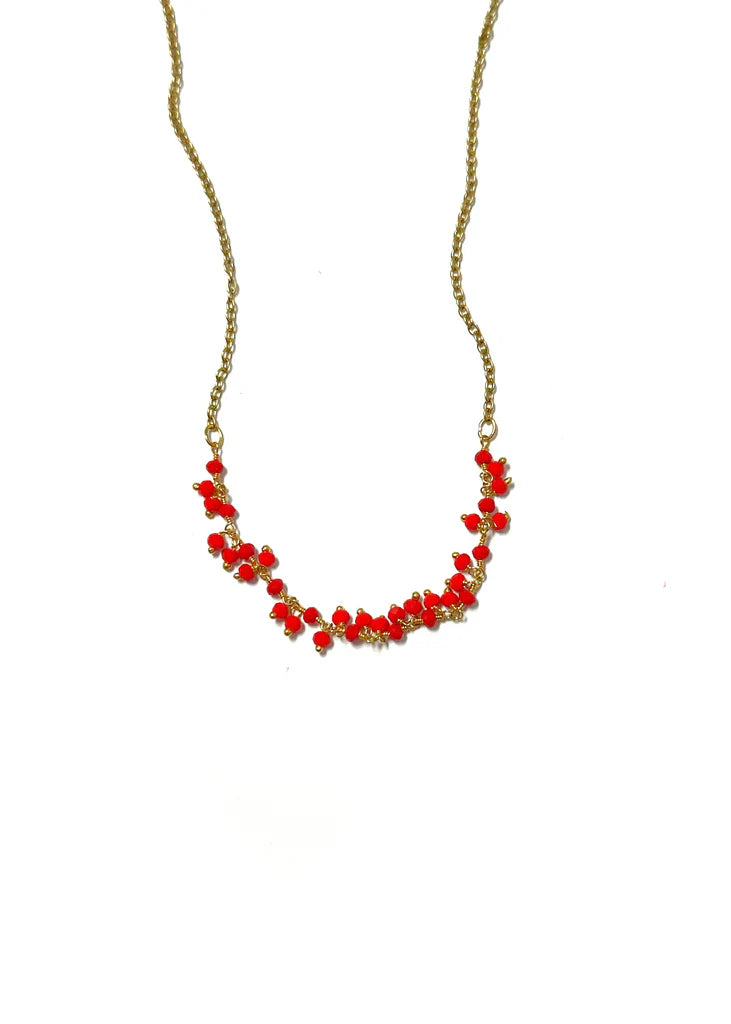 Betsy Pittard Designs: Stacy Necklace Red