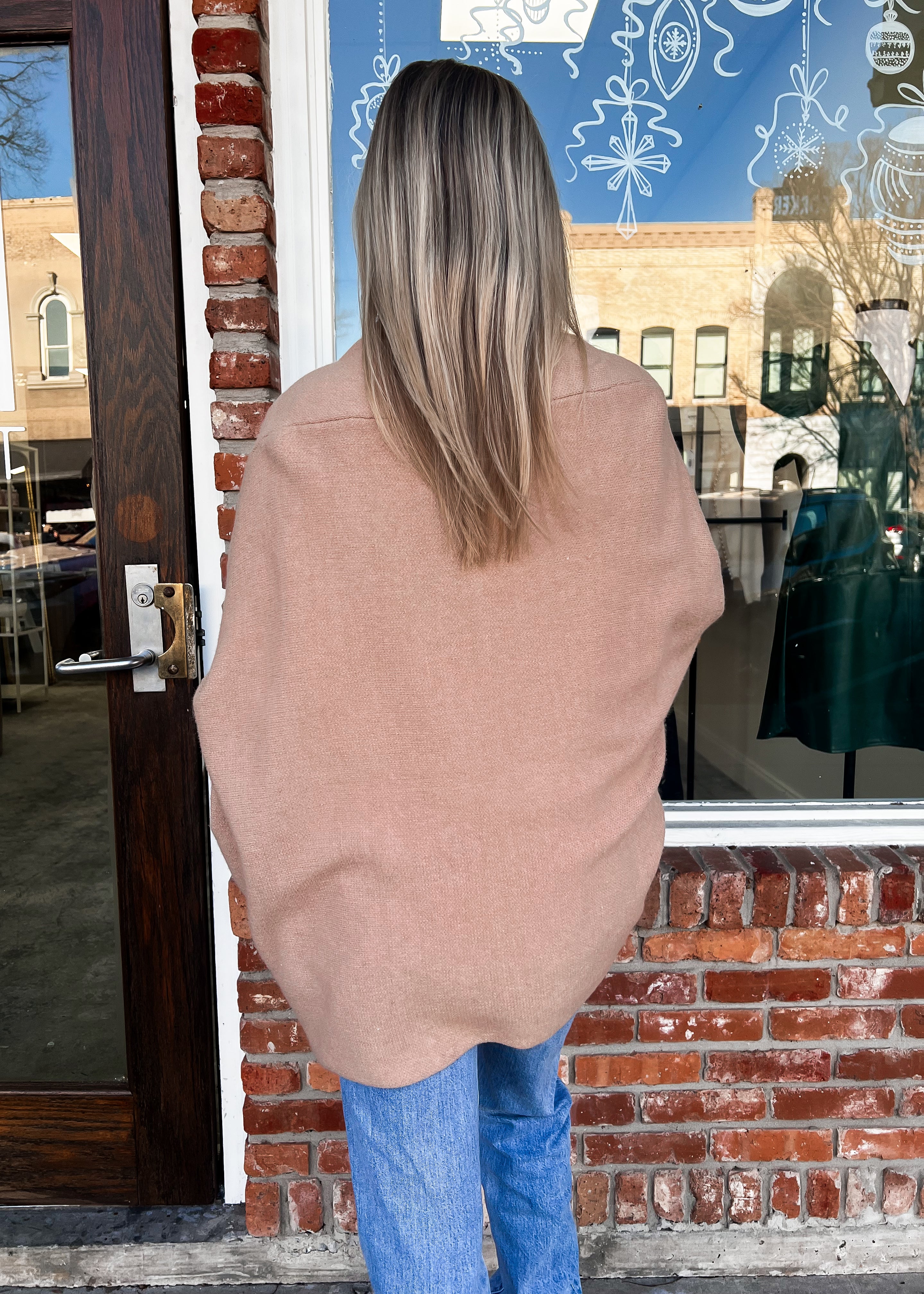 NEW COLOR: Keyton Open Cardigan, Taupe