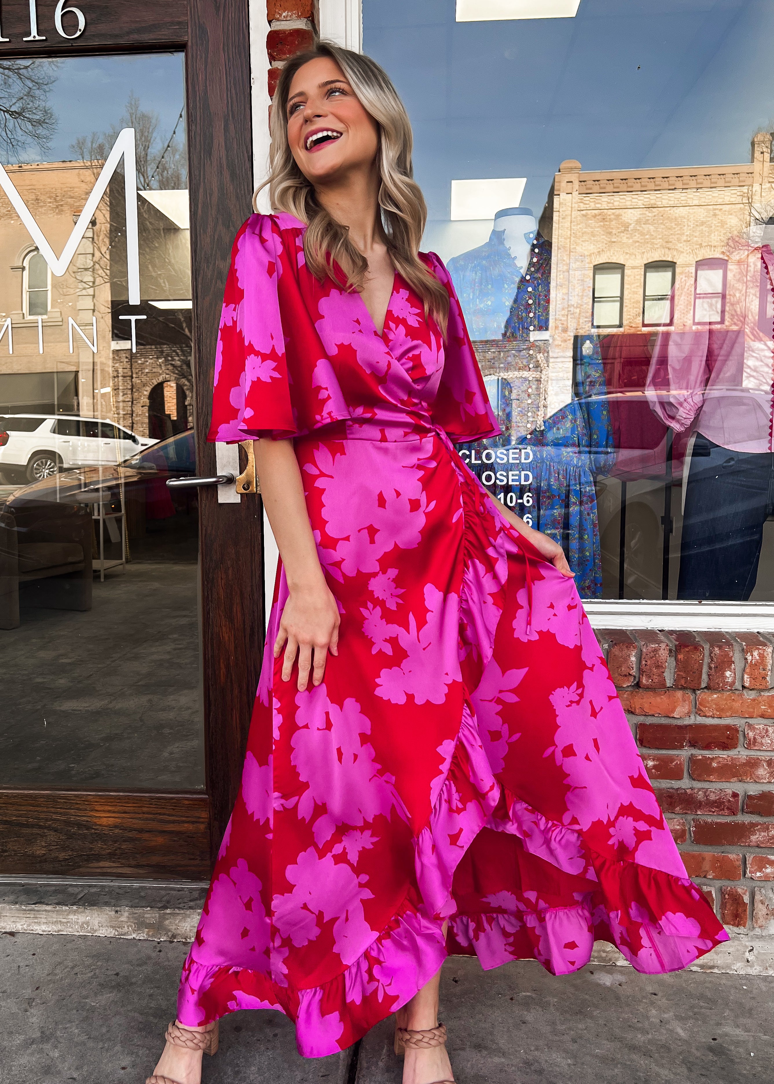 Abelia Maxi Wrap Dress