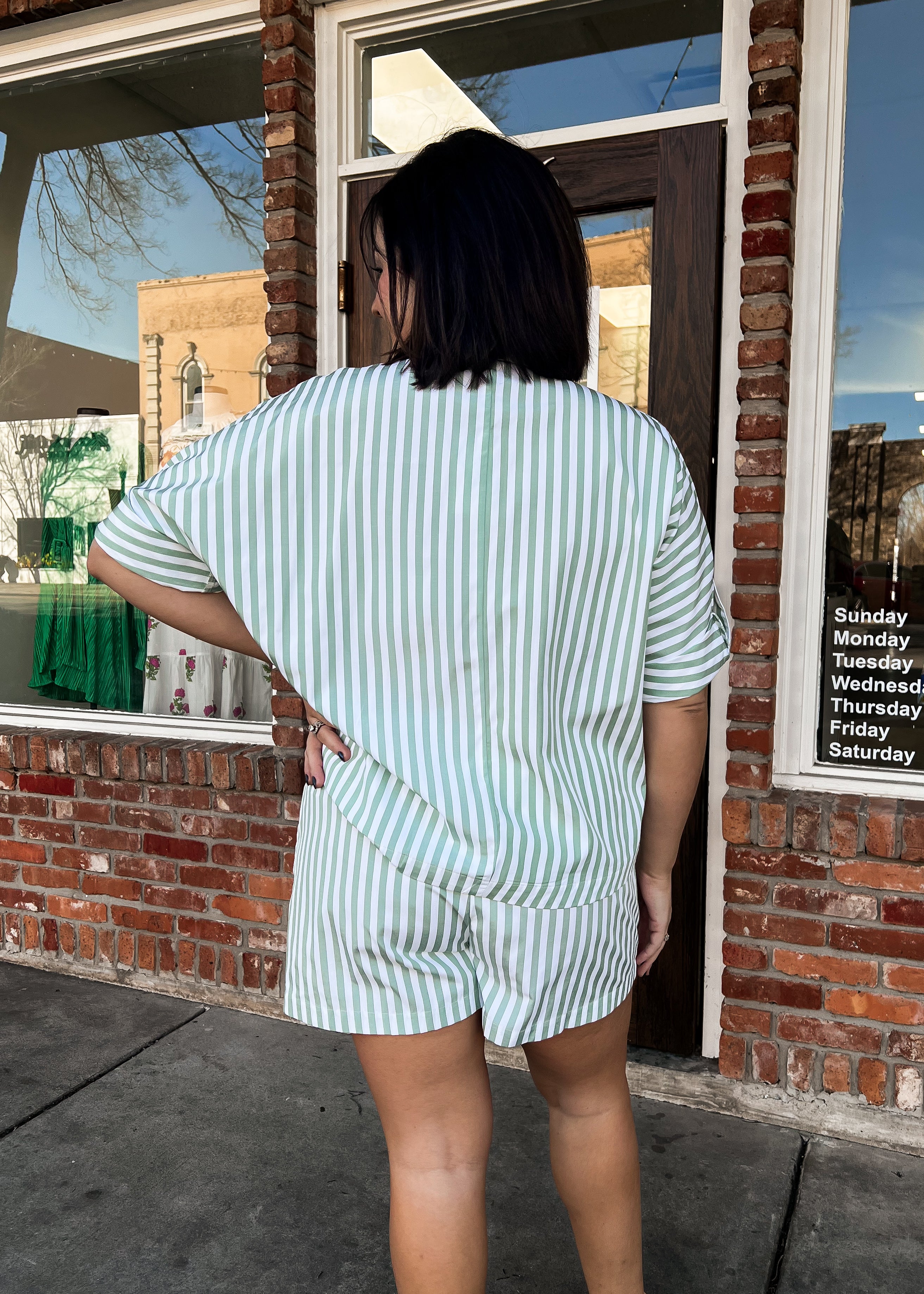 Elly Striped Shorts