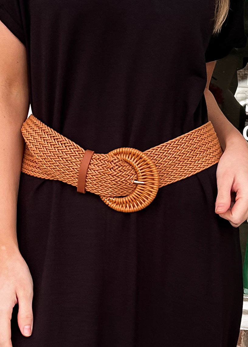 Brown Woven Belt