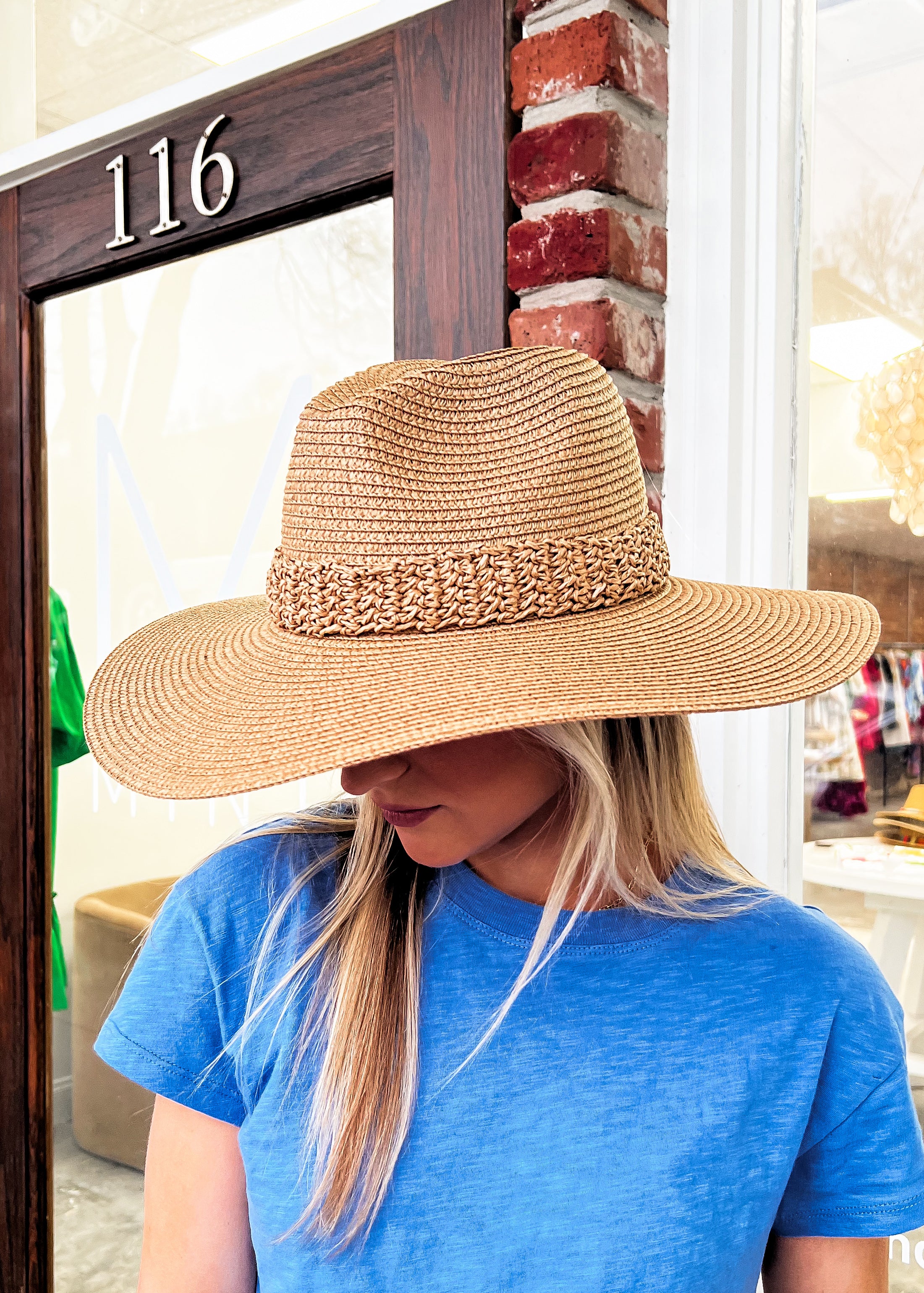 Roswell Straw Hat Tan