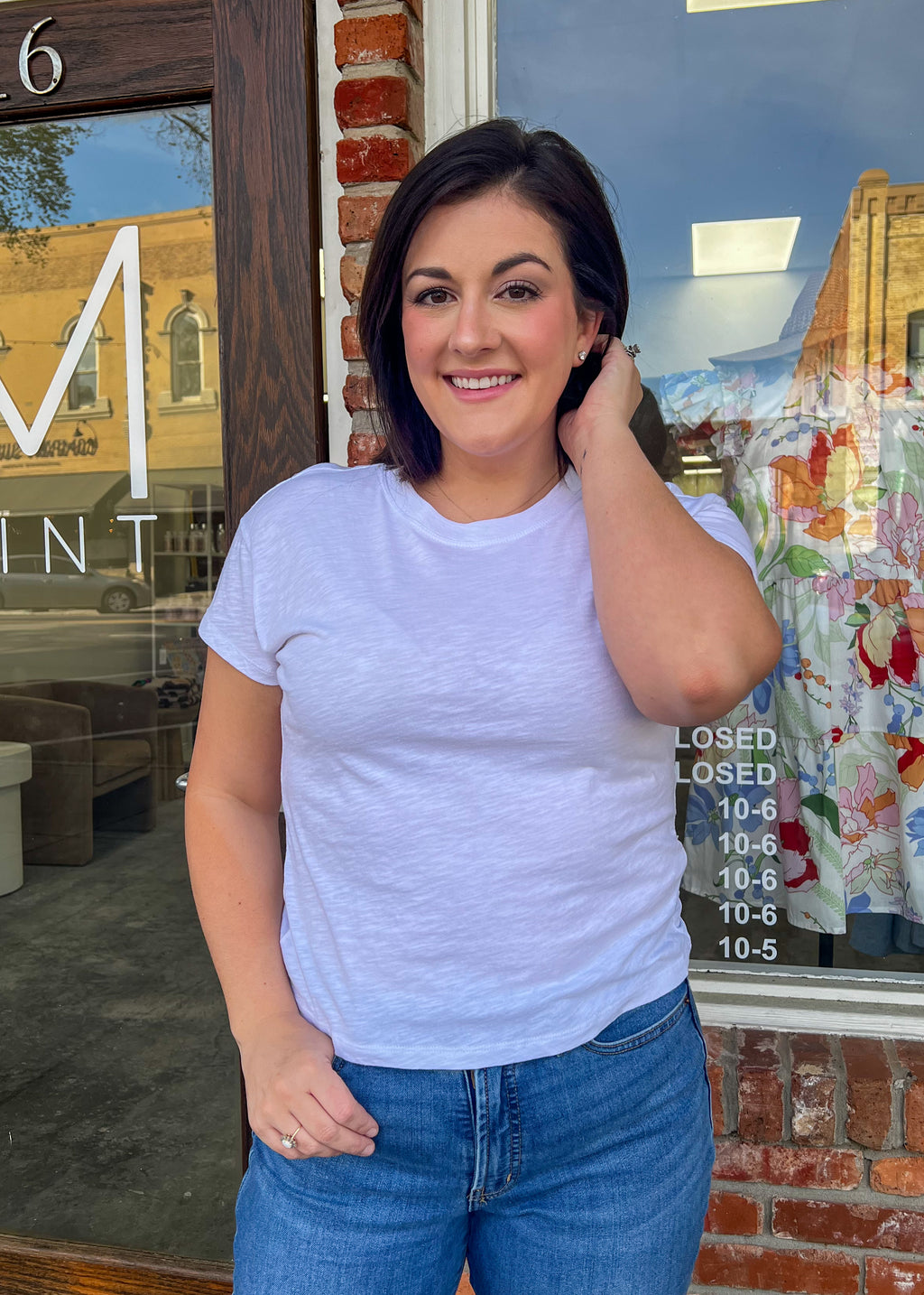 easy going z supply slub dress medium Z Supply: Modern Slub Tee, White