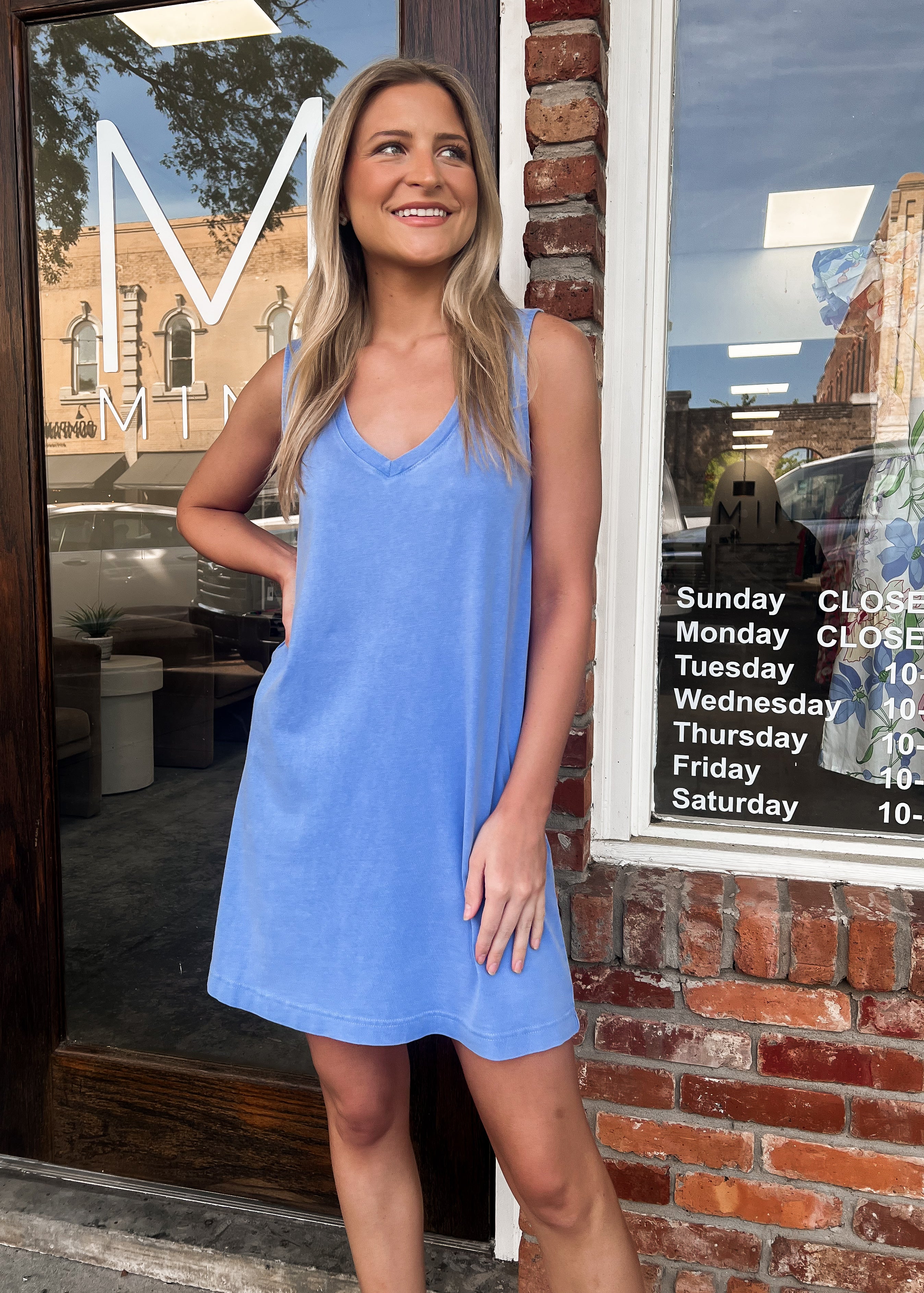 Z Supply: Sloane V-neck Mini Dress